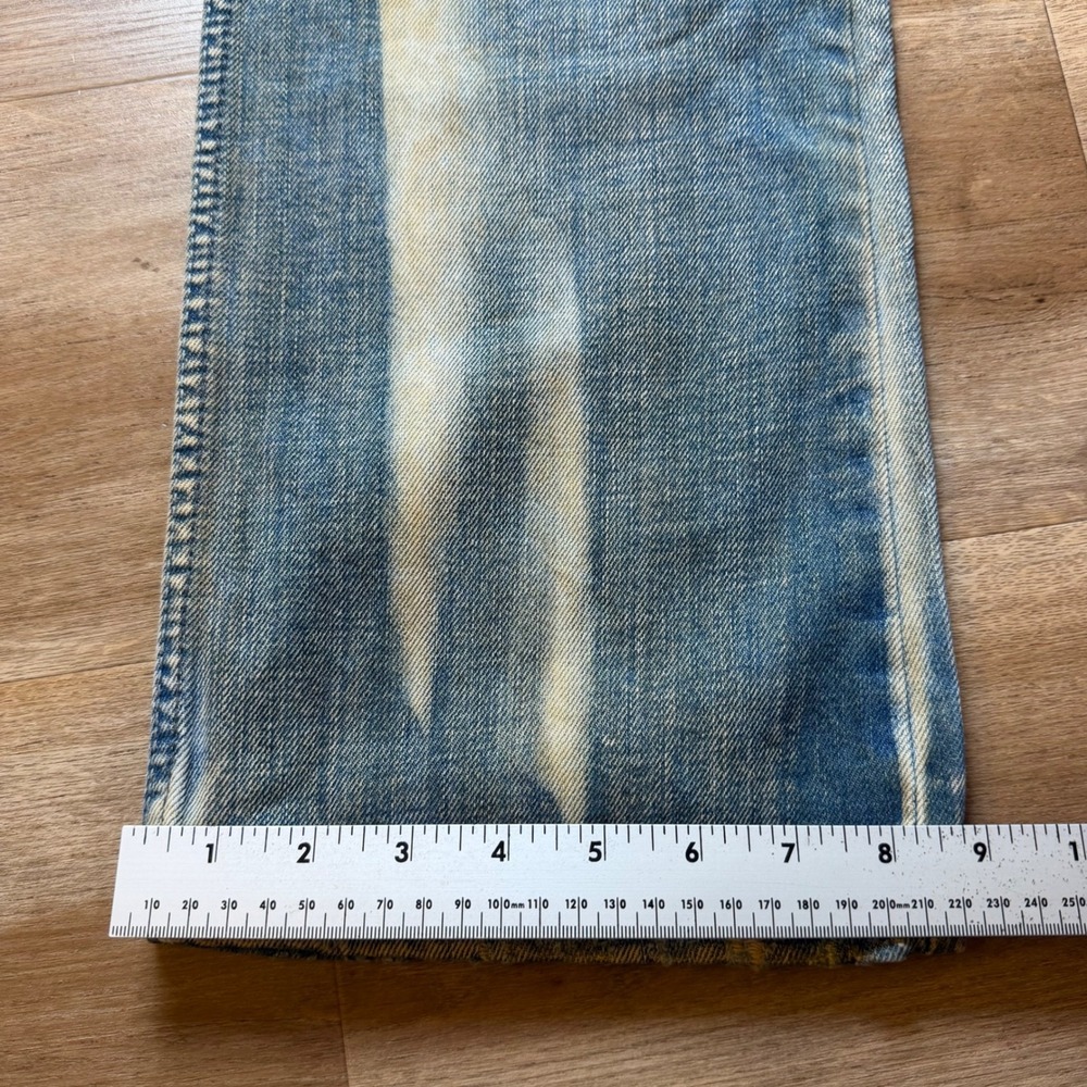Diesel Light Blue Distressed Bootcut Jeans - Picture 15 of 16